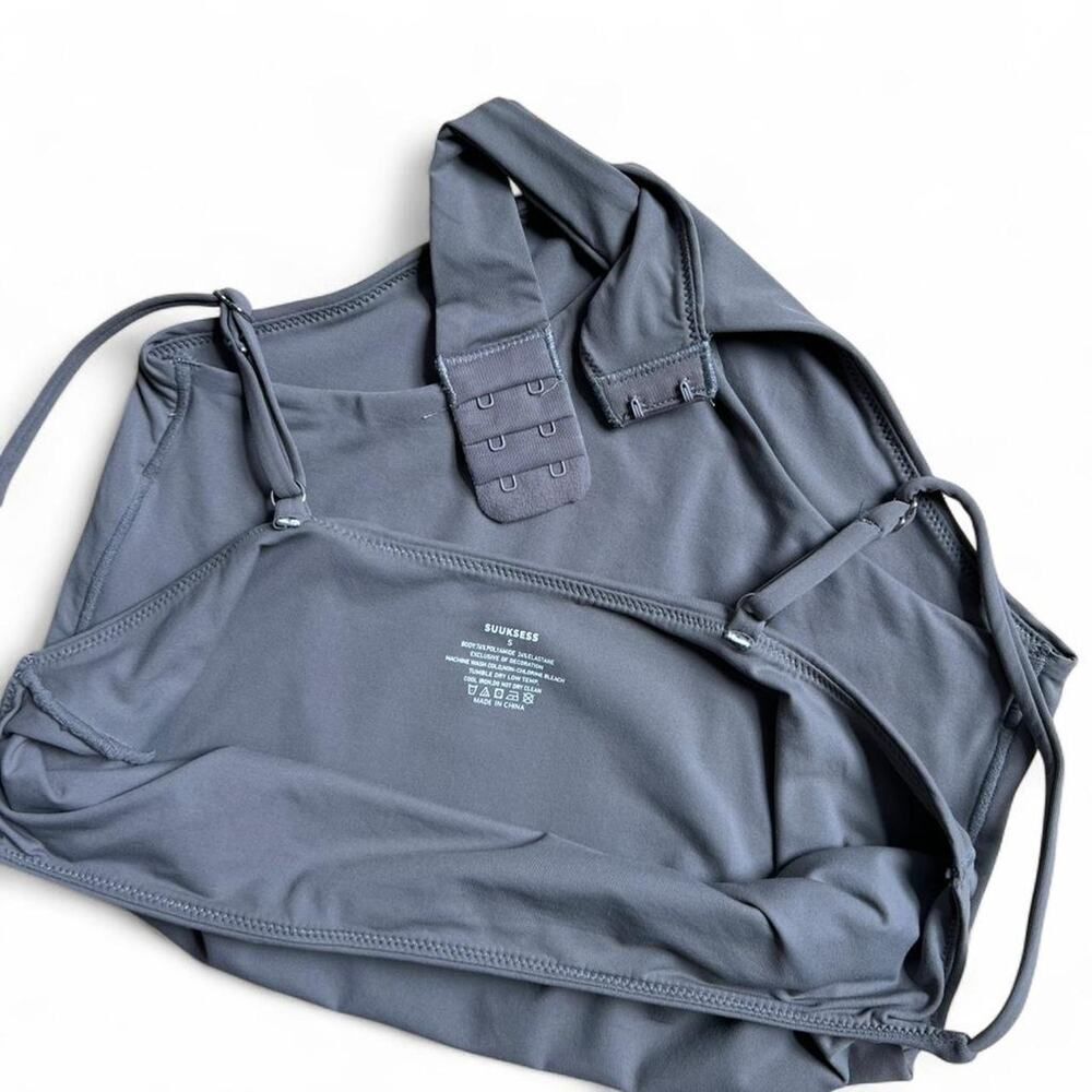 Gray Bodysuit Women’s Small - Picture 3 of 3